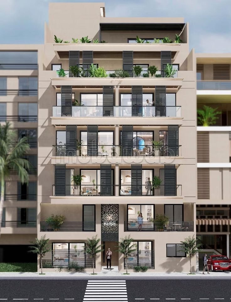Façade et balcons